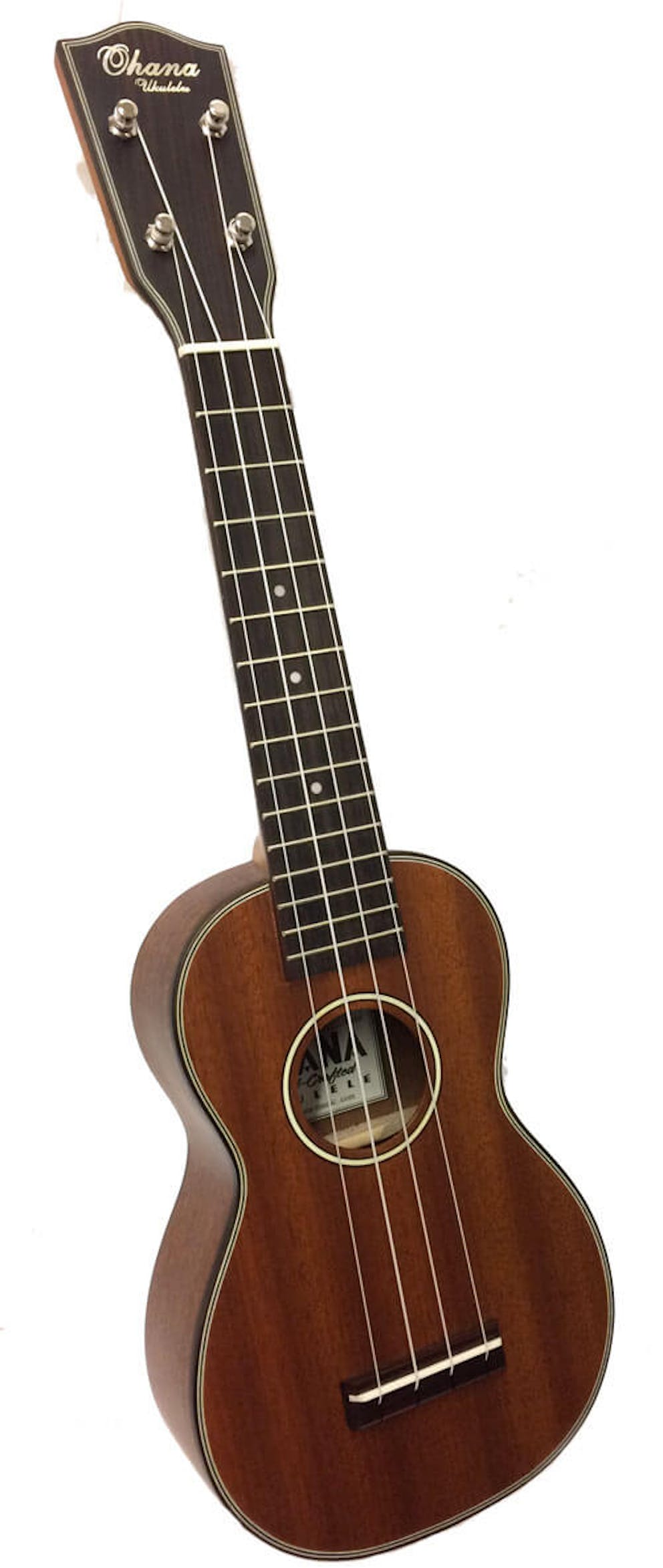 Ohana SK-35 Soprano Ukulele (Satin finish with friction tuners)