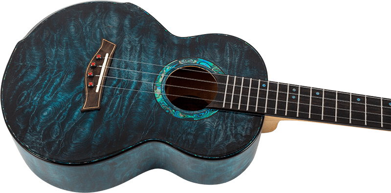 Flight A10 All Solid Tenor Ukulele Quilted Maple