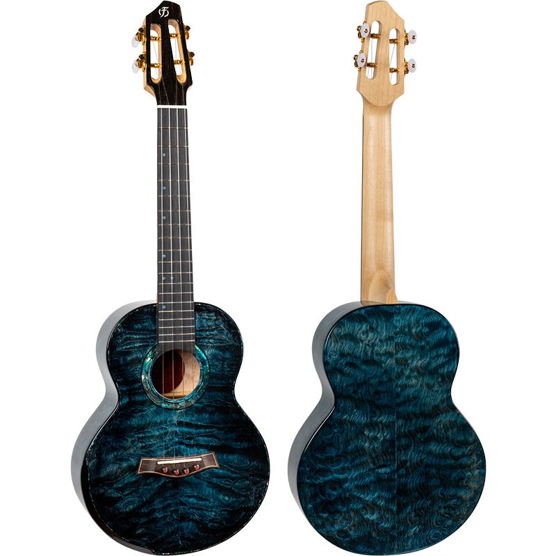 Flight A10 All Solid Tenor Ukulele Quilted Maple