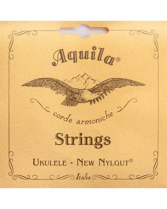 AQUILA 28U BANJO UKULELE STRING SET, NEW NYLGUT WITH RED SERIES 3RD