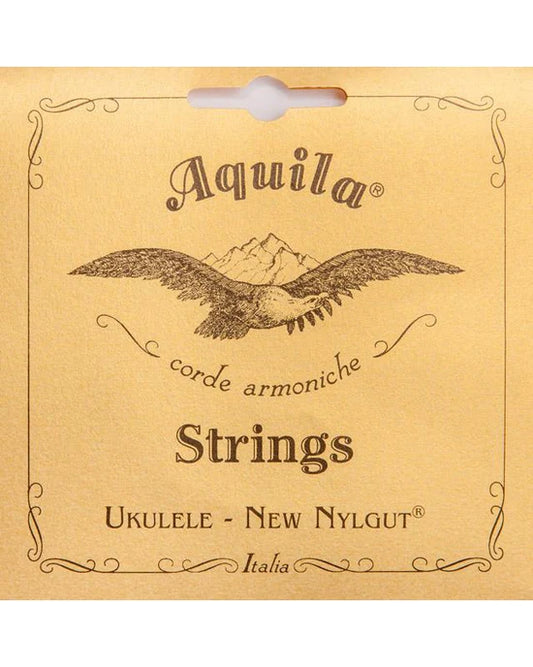 AQUILA 28U BANJO UKULELE STRING SET, NEW NYLGUT WITH RED SERIES 3RD