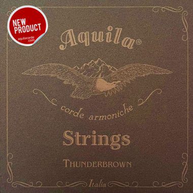 Aquila 165U Thunder Brown 4 String Bass Ukulele Strings