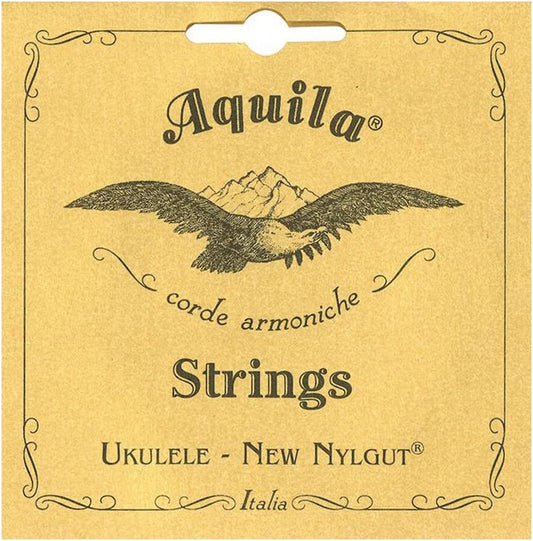 Aquila 24U Ukulele Baritone 6 String Set New Nylgut DGBE Tuning with 2 Red Series Strings