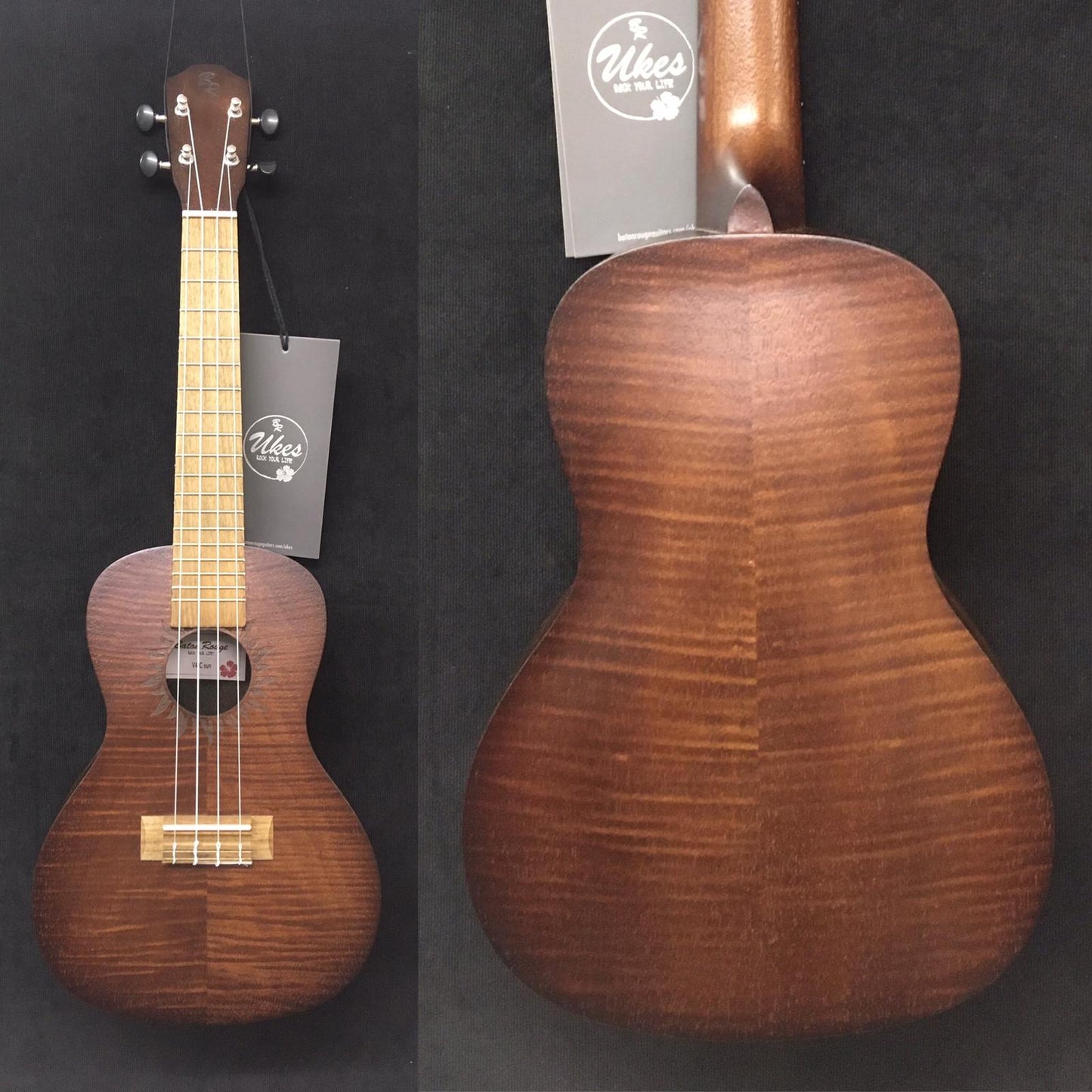 Baton Rouge V4 C Sun Concert Exotic Mahogany Ukulele