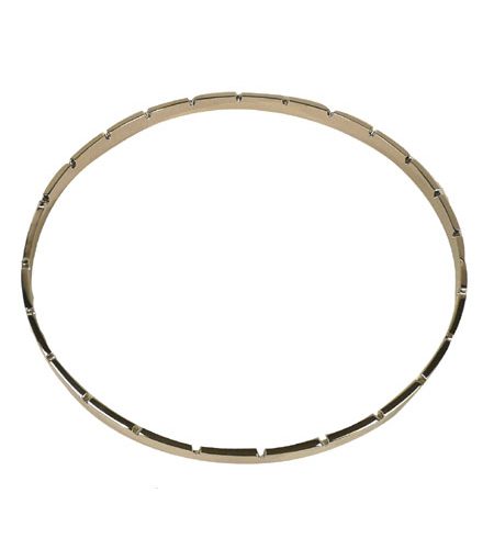 Banjo tension hoop notched brass(2152B)