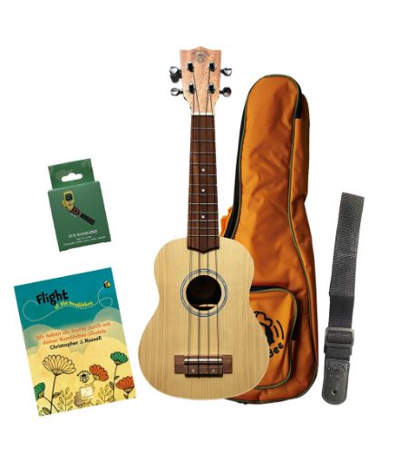 Bumblebee BUS50 SOPRANO UKULELE PACK - GERMAN LANGUAGE