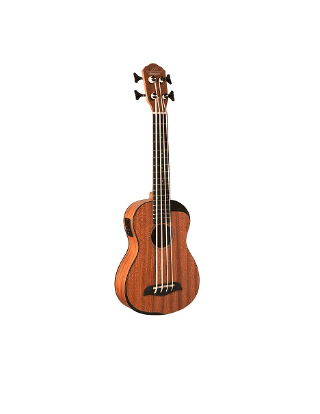 Oscar Schmidt OUB200K Electro Acoustic Bass Ukulele Satin Mahogany