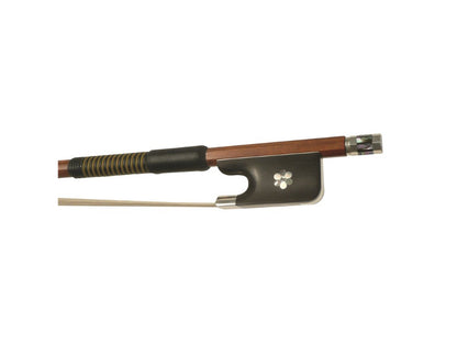 Cello bow, pernambuco stick, pearl inlay