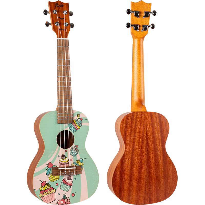 Flight AUC33 Art Concert Ukulele Cupcake