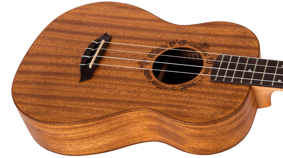 Flight DUB38 Baritone Electro Ukulele Mahogany