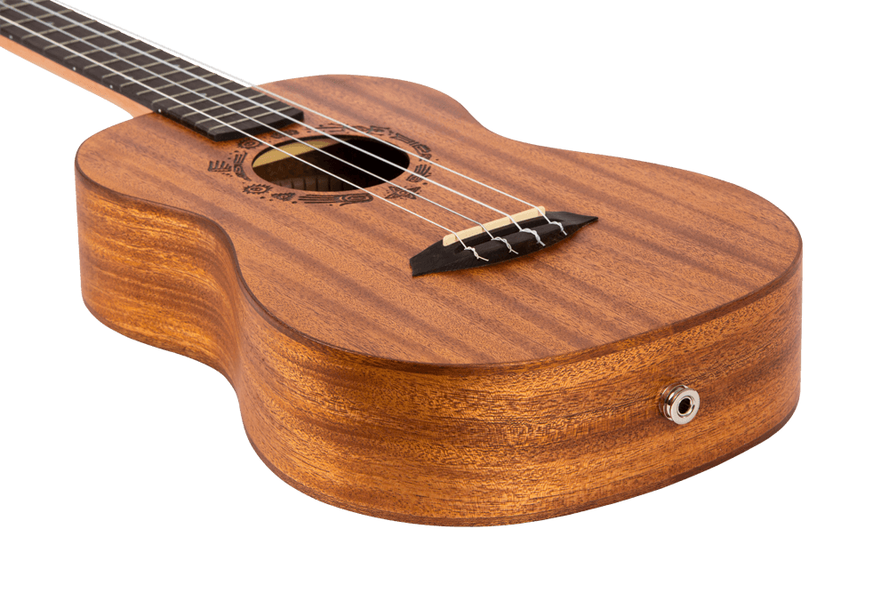 Flight DUB38 Baritone Electro Ukulele Mahogany