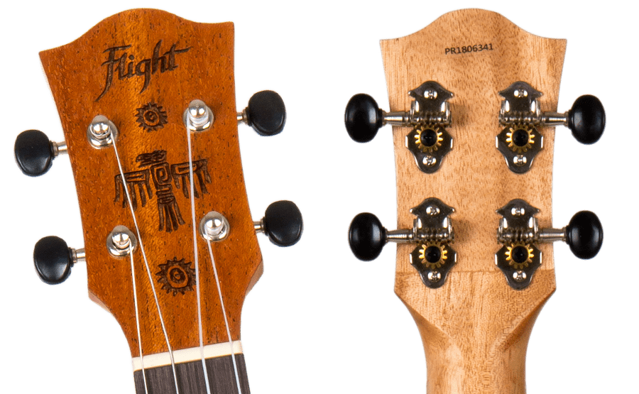 Flight DUB38 Baritone Electro Ukulele Mahogany