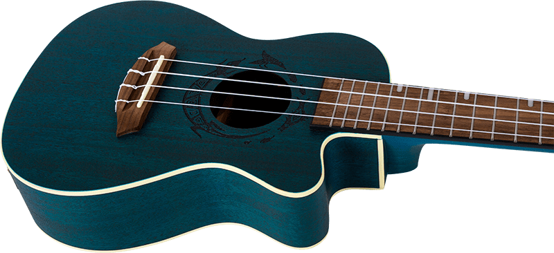 Flight Gemstone DUC380 ELECRO CONCERT Ukulele Topaz