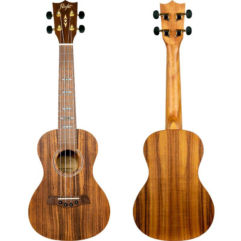 Flight DUC440 Concert Ukulele Acacia With Bag