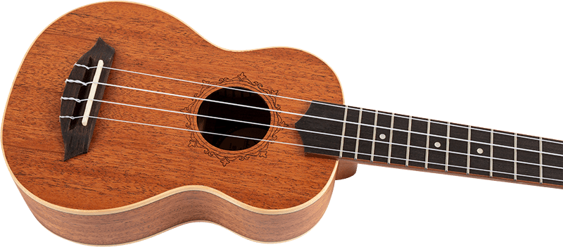 Flight DUS321 Soprano Ukulele Mahogany With Bag