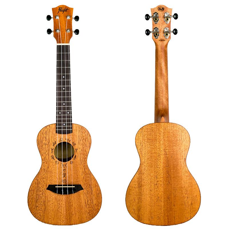 Flight DUC373 Concert Ukulele African Mahogany With Bag