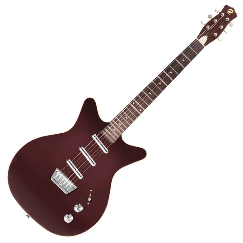 Danelectro Triple Divine Guitar ~ Dark Burgundy