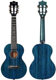 Enya EUC-MAD Blue Solid Mahogany Concert Ukulele