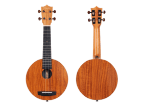 Enya EUR-X1 HPL Round Koa Ukulele