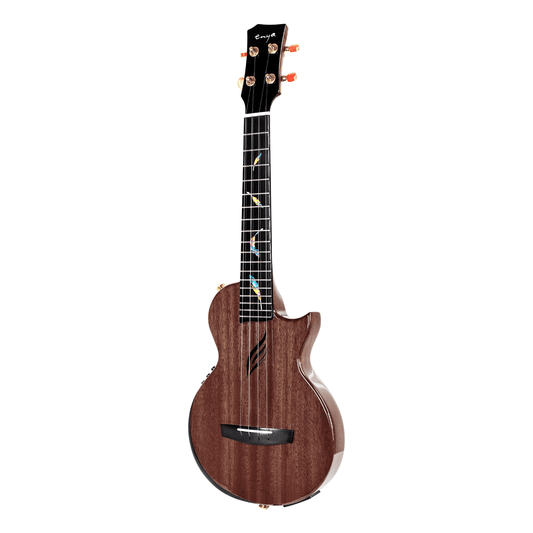 Enya EUT- Feather All Solid Mahogany Tenor Ukulele Black