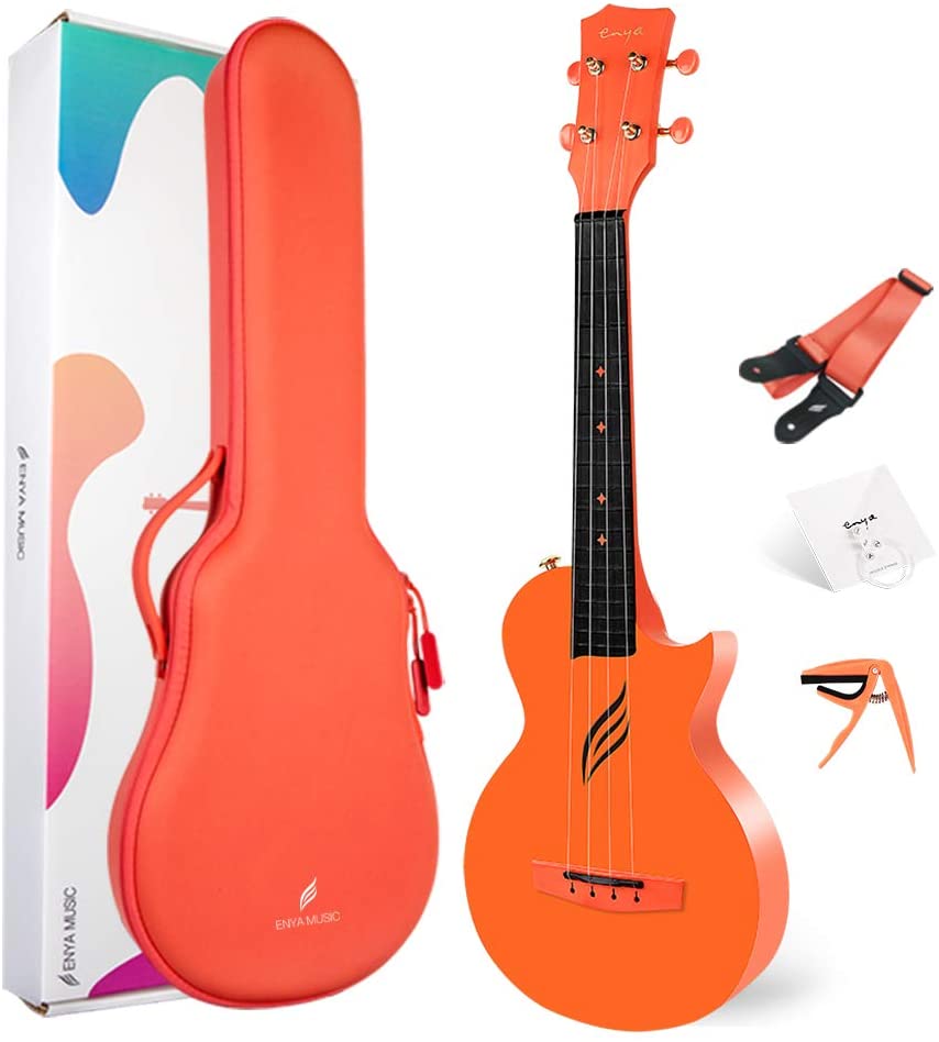 Enya Nova U Carbon Orange Ukulele