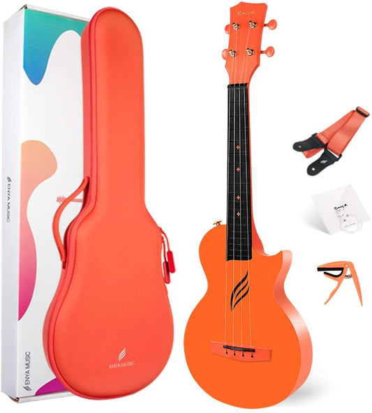 Enya Nova U Carbon Orange Ukulele