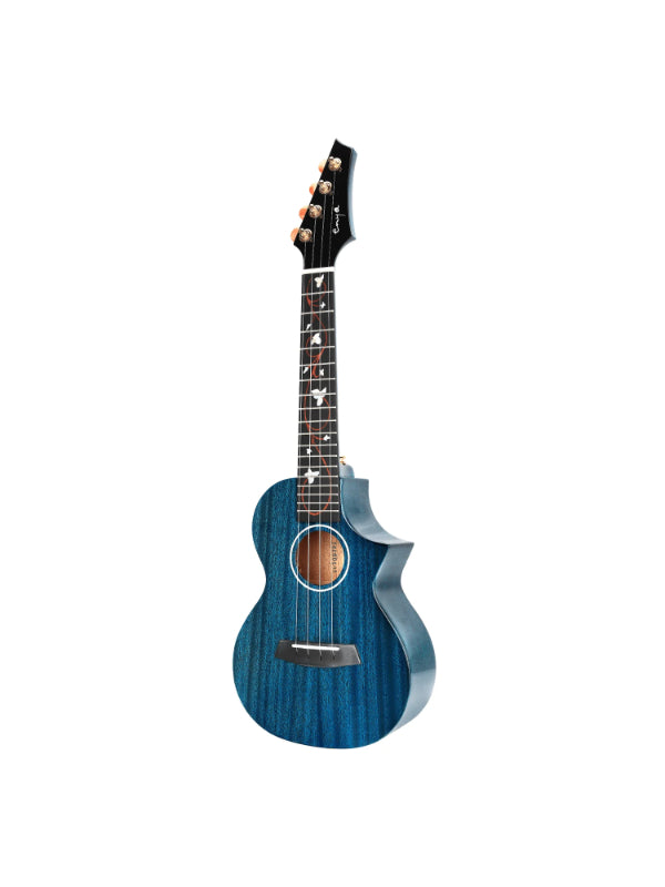 Enya EUC-M6 Blue All Solid Mahogany Concert Ukulele