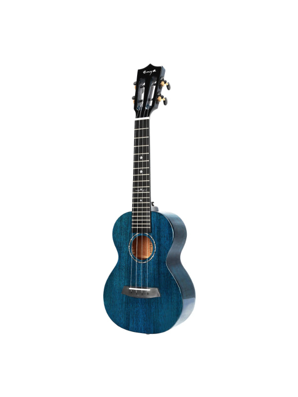 Enya EUC-MAD Blue Solid Mahogany Concert Ukulele