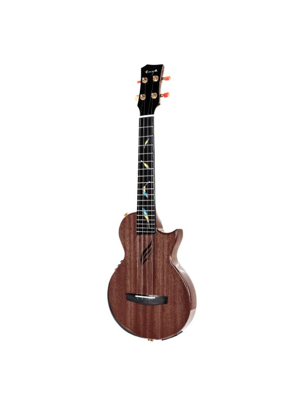 Enya EUT- Feather All Solid Mahogany Tenor Ukulele Black