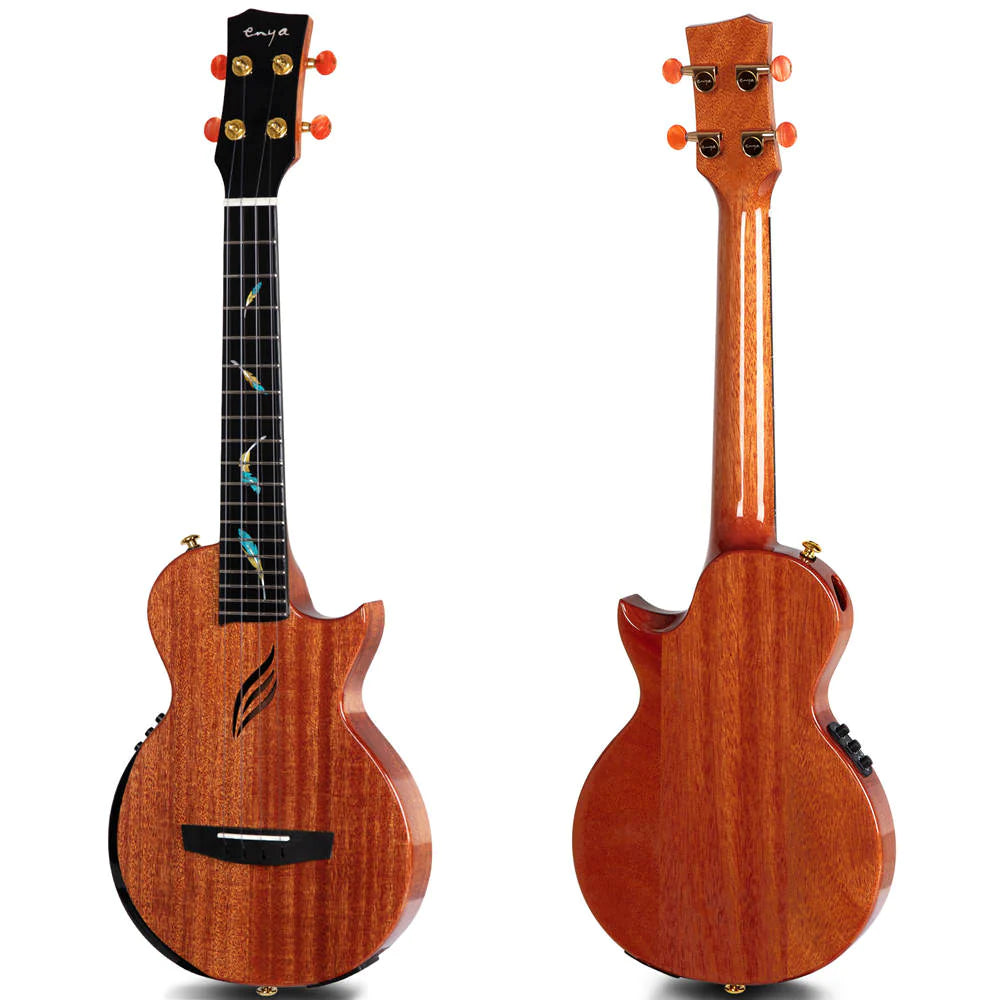 Enya EUT- Feather All Solid Mahogany Tenor Ukulele Natural