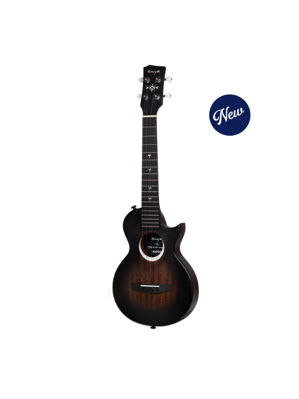 Enya Moon - Taimane Signature Black Electro-Acoustic Tenor Ukulele