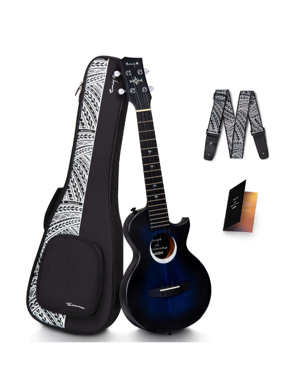 Enya Moon - Taimane Signature Blue Electro-Acoustic Tenor Ukulele