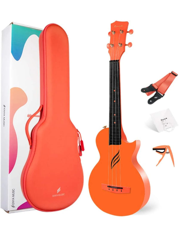 Enya Nova U Carbon Orange Ukulele