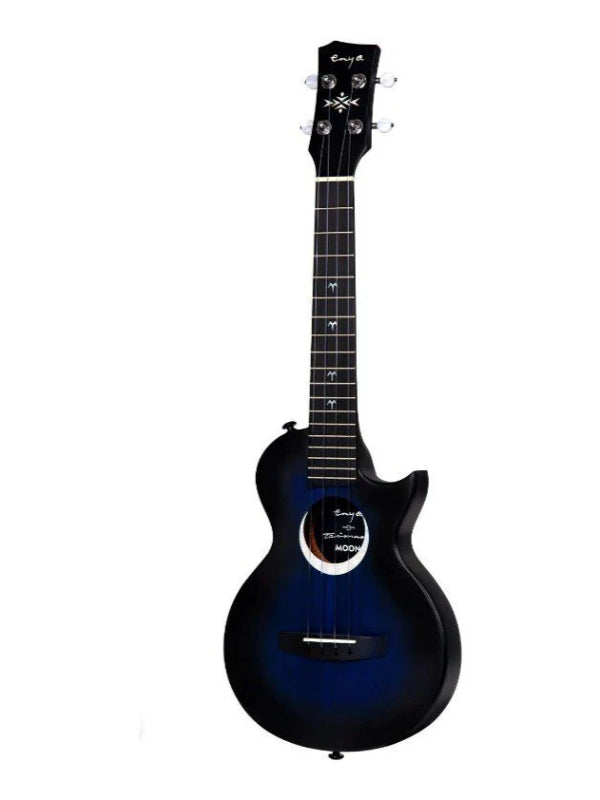 Enya Taimane Moon Tenor 4-String Ukulele with Acoustic Plus Pickup - Blue