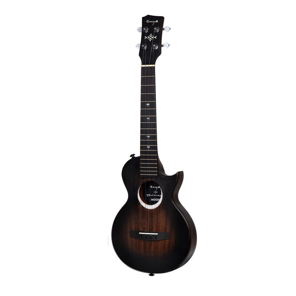 Enya Moon - Taimane Signature Black Electro-Acoustic Tenor Ukulele