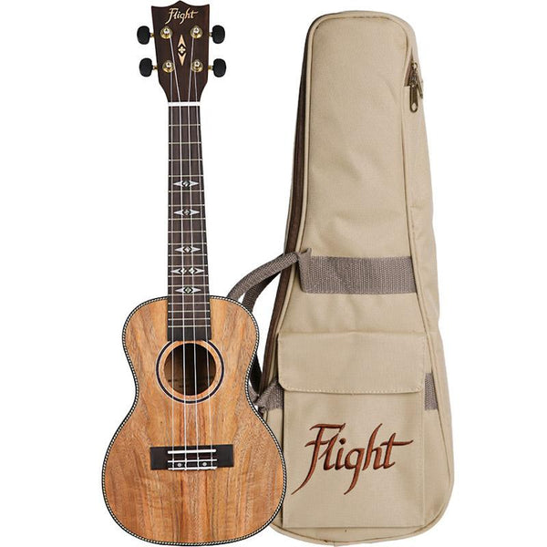 Flight DUC450 Concert Ukulele Mango With Bag