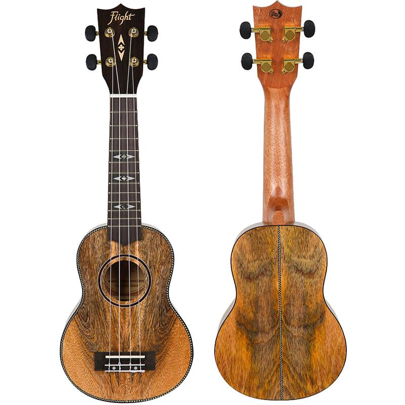 Flight DUS450 Soprano Ukulele Mango