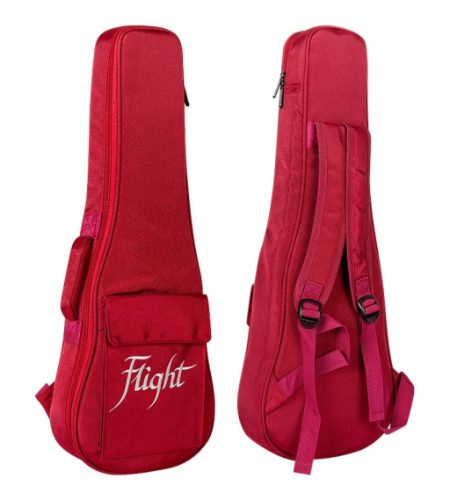 FLIGHT DELUXE CONCERT UKULELE GIG BAG - WINE RED