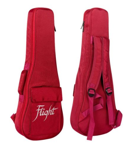 Flight Deluxe Concert Ukulele Gig Bag - Wine Red