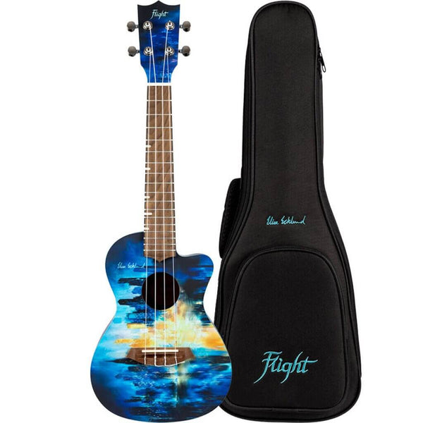 Flight Elise Ecklund Signature Concert Ukulele - City