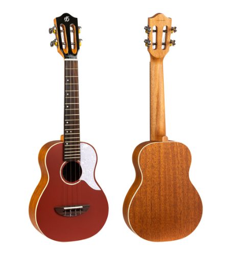 Flight Iris Concert Ukulele - Red