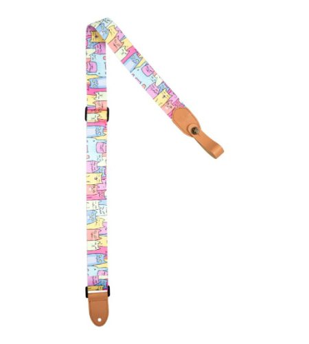 Flight Polyester Ukulele Strap - Kitty
