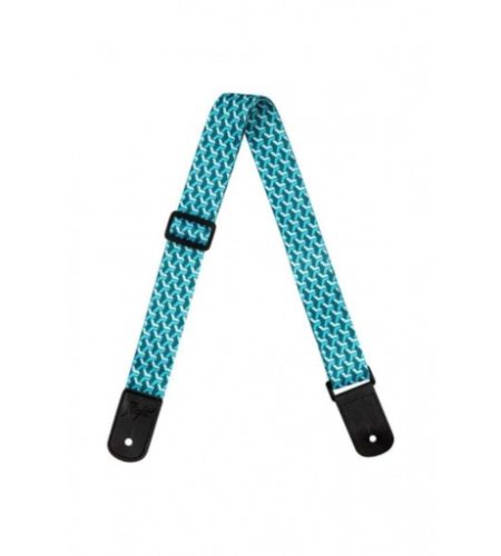 FLIGHT POLYESTER UKULELE STRAP - TRAIL BLUE