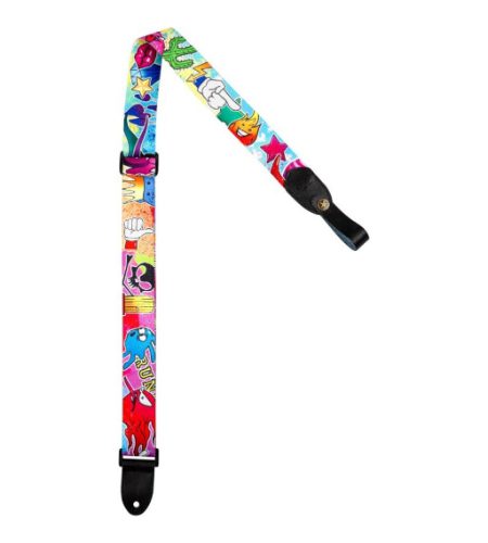 FLIGHT POLYESTER UKULELE STRAP - WOW