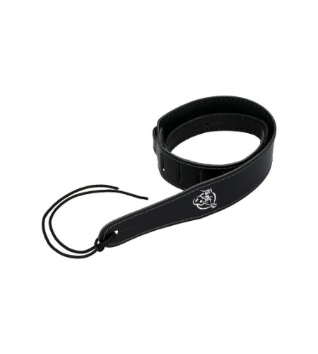 Flight S51 Leather Ukulele Strap - Black