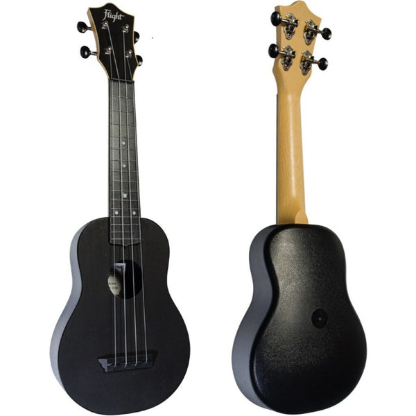Flight TUS35 ABS Travel Soprano Ukulele - Black