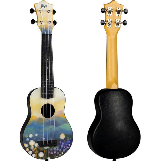 Flight Tus40 Abs Travel Uke - Dandelions