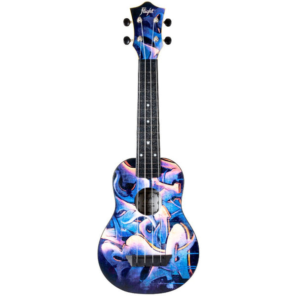Flight TUS40 ABS Travel Soprano Ukulele - Graffiti