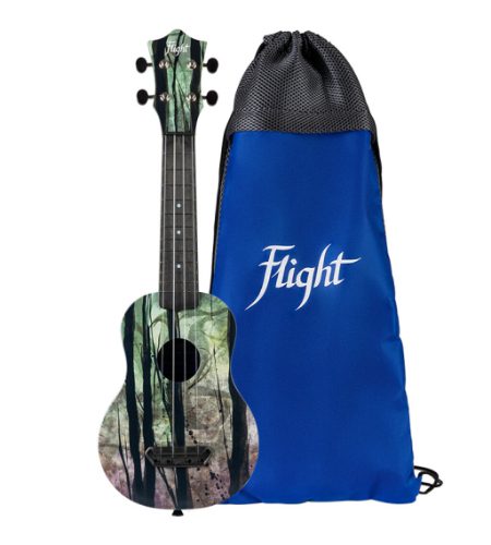 FLIGHT ULTRA TRAVEL SOPRANO UKULELE - DEEP FOREST