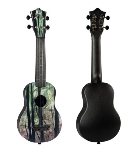 Flight Ultra Travel Soprano Ukulele - Deep Forest